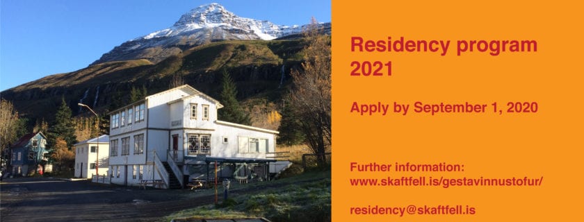 Call for Applications – Residency Program 2021