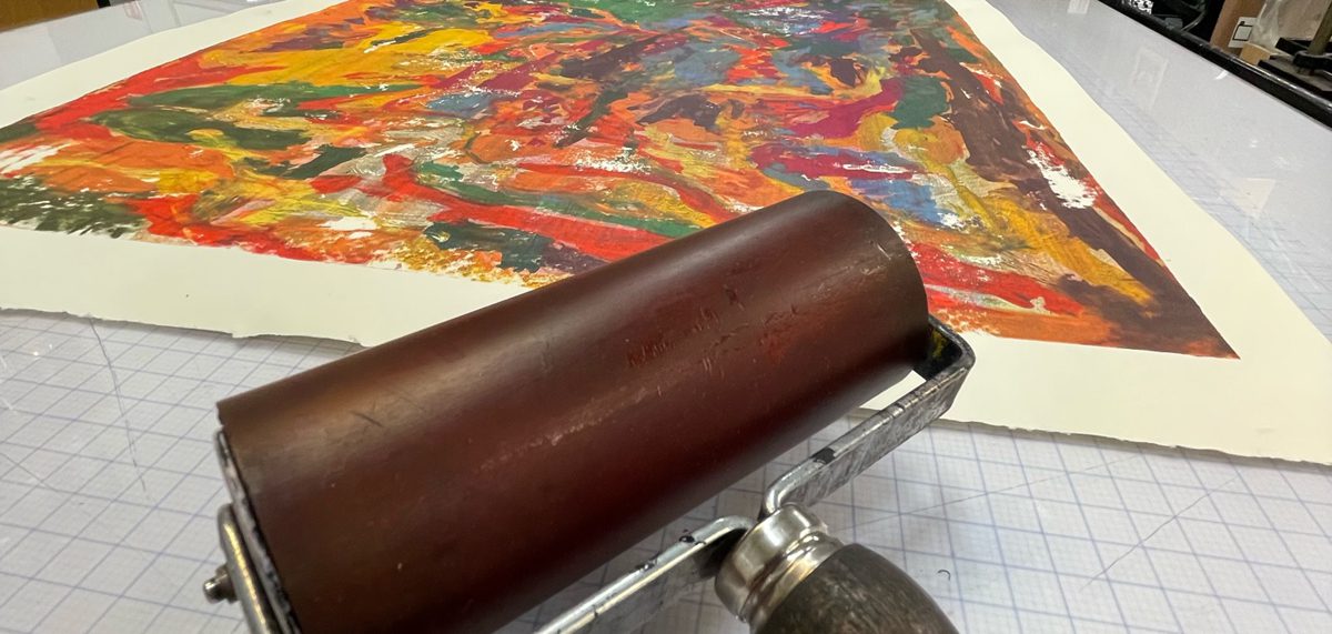 Printmaking workshop for young people