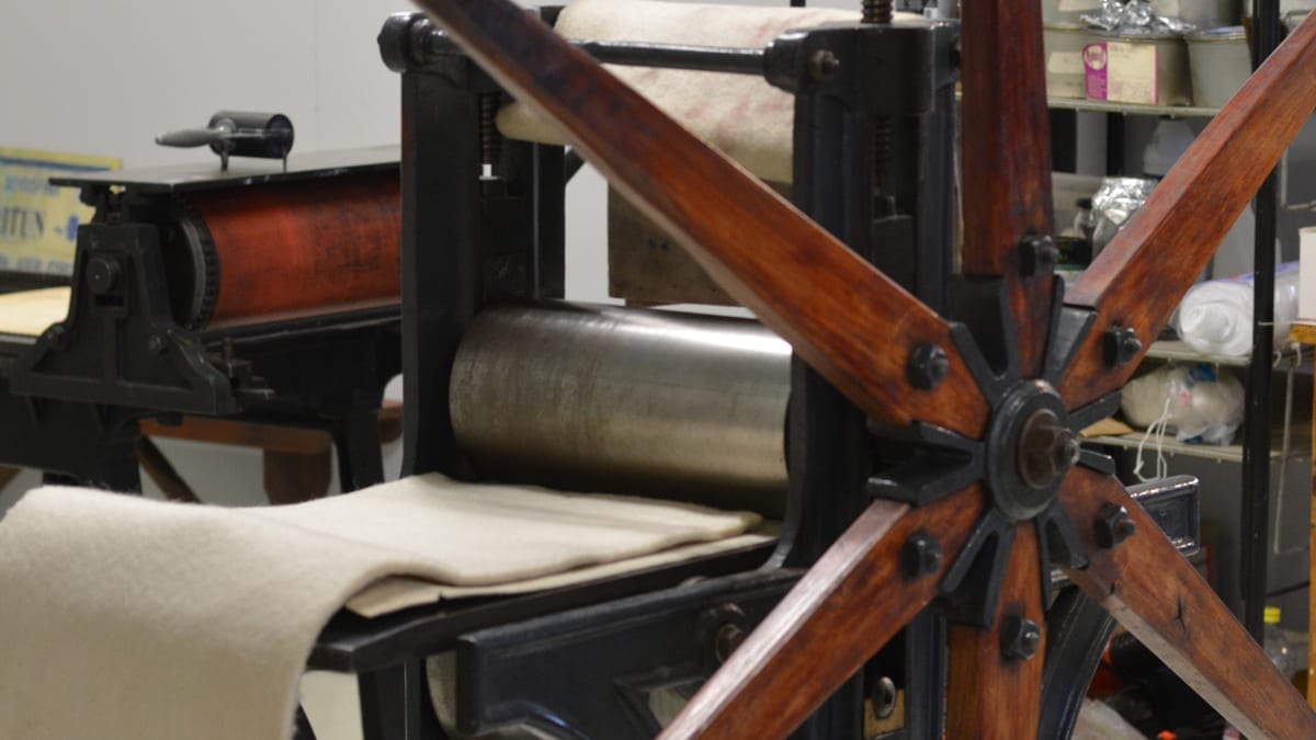 The old printing facilities at the Technical Museum